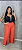Calça pantalona com fendas - Imagem 1