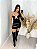 Vestido Curto Assimétrico em Veludo com Strass - Imagem 1