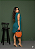 Vestido Curto Canelado com Ombreiras – Verde Escuro - Imagem 3
