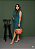 Vestido Curto Canelado com Ombreiras – Verde Escuro - Imagem 4