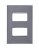 Placa 2 Postos Separados Cinza 4x2 Pial Plus+ - Imagem 1