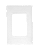 Placa 3 Postos Branca 4x2 Pial Plus+ - Imagem 1