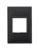 Placa 2 Postos Centrais Preto 4x2 Pial Plus+ - Imagem 1