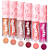 GLOSS LABIAL GLITTER MELU RUBY ROSE - Imagem 2