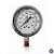 Manômetro Alta Pressão 100mm 4000 Bar 9/16"-18 Fêmea Inox Glicerina - Imagem 1