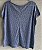Blusa gola redonda tricot leve azul jeans - Imagem 2