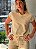 Blusa tricot gola V textura - Imagem 1