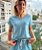 Blusa crepe decote V manga curta - Imagem 1