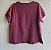 Blusa Moletom manga curta frente e costa com faixa no avesso - Imagem 2