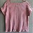 Blusa Tricot Algodão Rosê - Imagem 2