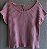 Blusa Tricot Algodão Rosê - Imagem 1