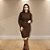Vestido Sabrina | Tricô Encorpado - Imagem 1