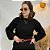 Blusa Cropped Maria |Tricô Mousse - Imagem 4