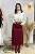 Saia Luiza | Cetim com Renda - Imagem 2