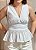 Blusa Talita - Bata Peplum em Tricoline - Imagem 4