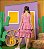Vestido Tamires ( Xadrez Rosa) - Imagem 2