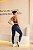 Conjunto Fitness Navy Calça e Topper - Imagem 2