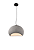 PENDENTE 30CM E27×1 METAL+RESINA CONCRETO CABO: 3M - Imagem 1