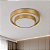 Plafon LED Dourado 50x11CM 45W Bivolt - Imagem 3
