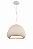 Pendente em Metal Resina Branco 30cm E27 (DCD04122 ) - Imagem 1