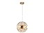 Pendente LED Dourado em Metal e Cristal Transparente 20cm 15W 3000K Bivolt (QD05233) - Imagem 2