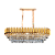 Pendente Dourado com Cristal Transparente (DCD06635) - Imagem 1