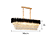 Pendente Preto com Cristal Transparente (DCD06636) - Imagem 2