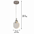 Pendente LED Cromado e Cristal Transparente 5W 3000K Bivolt (DCD02166D) - Imagem 3