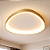 Plafon LED Dourado 42cm 54W 3000K Bivolt - Imagem 1