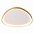 QX05634 PLAFON METAL DOURADO+ACRILICO - Imagem 1