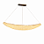 Pendente LED de Cristal Dourado 42W 3000K Bivolt - Imagem 1