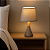 Abajur Cinza com Cúpula em Linho Cinza 20X34cm E27 (DCT00546D) - Imagem 3