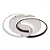 Plafon LED Preto 44W 4400lm Bivolt em Aluminio e Silicone (DCX02904) - Imagem 1