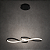 Pendente LED Preto 75cm 50W Bivolt 3000K/4000K/6000K (FD16002) - Imagem 2