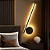 Arandela LED Linear Preta 16W 3000K 800lm Bivolt (DCB01127) - Imagem 2