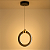 Pendente LED Metal Preto e Silicone 17x2cm 9W 3000K Bivolt (QD05138) - Imagem 2