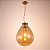 Pendente Bronze com Vidro Conhaque 48×62cm 3xE27 (DCD04012D) - Imagem 2