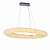 Pendente LED Metal Dourado e Cristais 84W 3000K Bivolt - Imagem 1