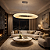 Pendente LED Metal Dourado e Cristais 84W 3000K Bivolt - Imagem 2
