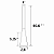 Pendente LED Branco 10x10x15cm 6W 3000K (DCD01812D) - Imagem 3