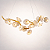 Pendente Dourado com Vidro 165cm 16 lâmpadas G9 Cabo 2M (DCD01740) - Imagem 1