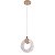 Pendente LED Dourado em Metal e Critasl 15cm 6W 3000K Bivolt (QD05128) - Imagem 1