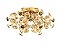 Plafon Dourado de Cristal 62x30cm com 12 lâmpadas G4 (DCX06217) - Imagem 1