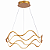 Pendente LED Dourado 60cm 86W 3000K Bivolt em Alumínio (DCD03157D) - Imagem 1