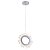 Pendente LED Cromado em Metal e Acrilico 20cm 6W 3000K Bivolt (QD05188) - Imagem 1