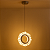 Pendente LED Cromado em Metal e Acrilico 20cm 6W 3000K Bivolt (QD05188) - Imagem 2