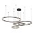 Pendente LED Linear Preto Luz Direta 175W 3000K 12.250lm (DCD03195) - Imagem 1