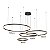 Pendente LED Linear Preto Luz Direta 175W 3000K 12.250lm (DCD03195) - Imagem 3
