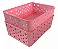 CESTO PREMIUM EMPILHAVEL - ROSA - Imagem 5