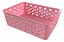 CESTO PREMIUM EMPILHAVEL - ROSA - Imagem 1